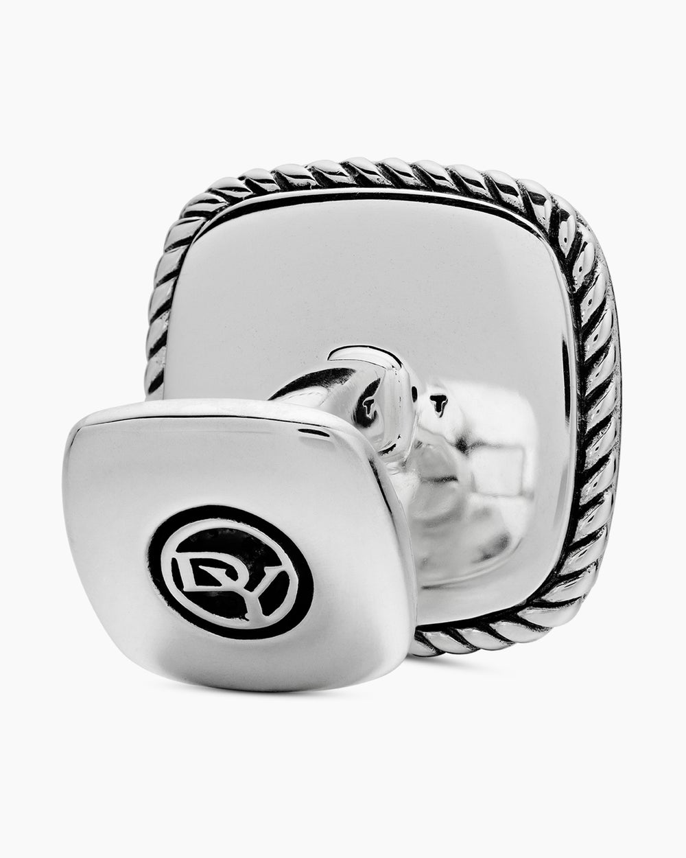 DAVID YURMAN STREAMLINE® INLAY CUFFLINKS STERLING SILVER WITH PIETERSITE, 18MM