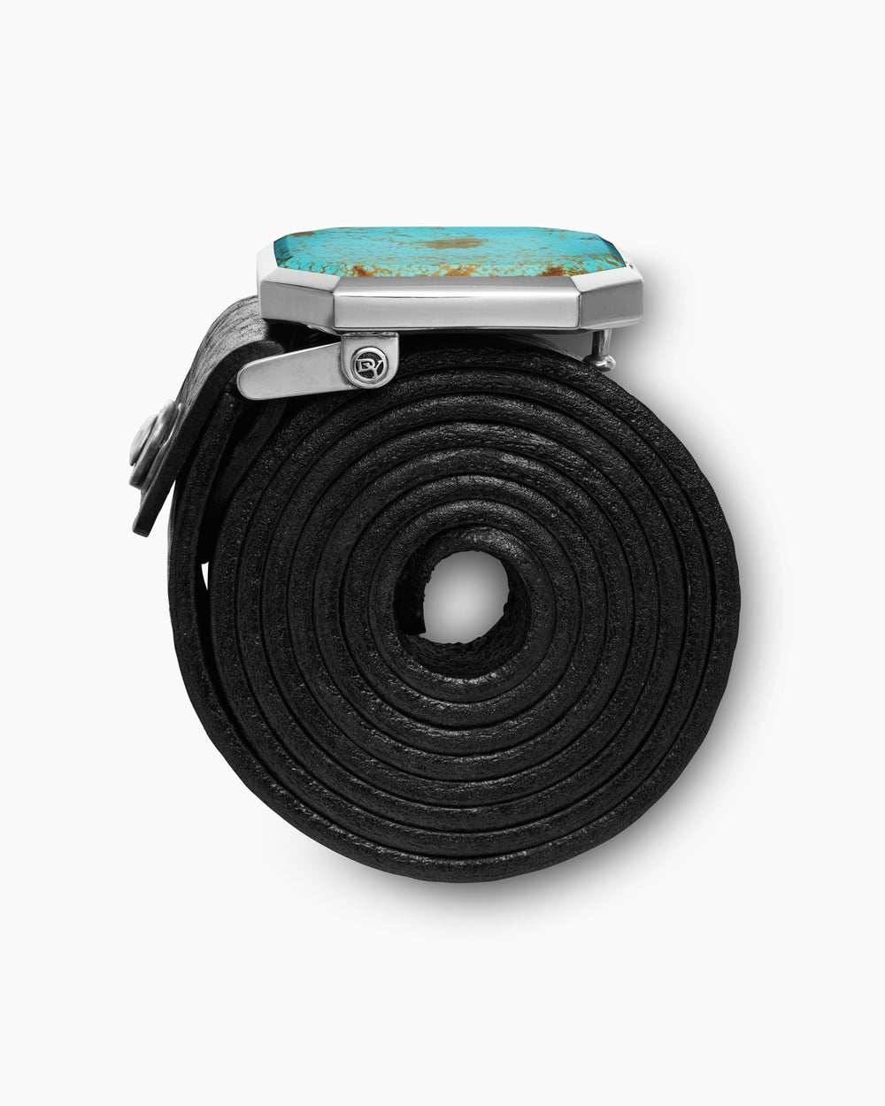 DAVID YURMAN STREAMLINE® BELT BUCKLE STERLING SILVER WITH TURQUOISE