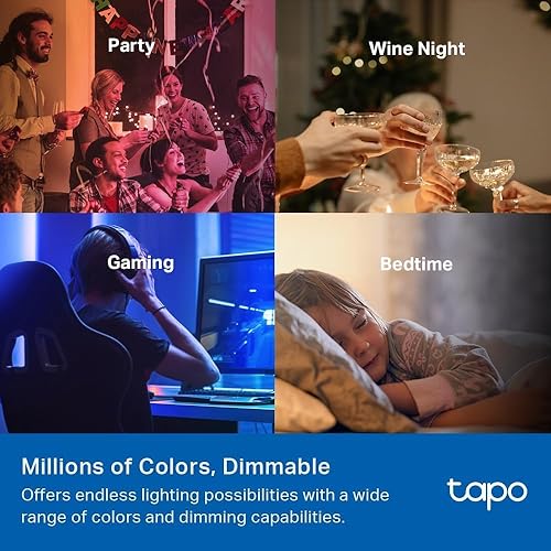 TAPO L535E SMART LED BULB, 1100 LUMENS, 16M COLORS, DIMMABLE, VOICE CONTROL, MATTER