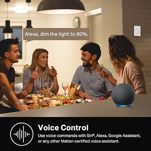 KASA SMART DIMMER SWITCH HS220P3 3-PACK, WI-FI, ALEXA GOOGLE HOME, NO HUB, NEUTRAL WIRE