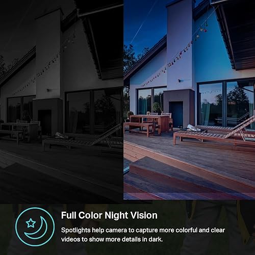 KASA SMART 2K QHD OUTDOOR SECURITY CAMERA WIRED IP65, NIGHT VISION, MOTION DETECT, ALEXA COMPATIBLE