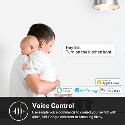 KASA KS220P3 APPLE HOMEKIT SMART DIMMER SWITCH, NEUTRAL WIRE, WI-FI, SIRI ALEXA GOOGLE