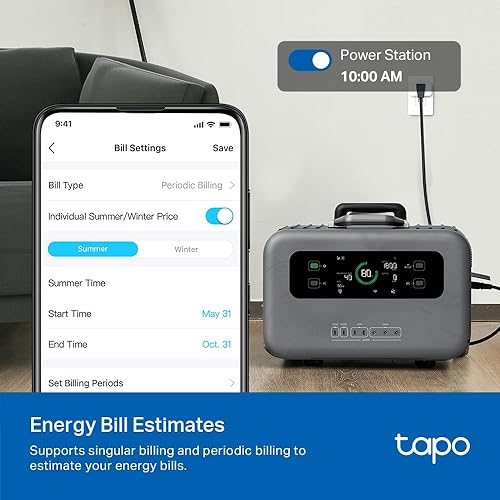 TAPO P115 SMART WI-FI PLUG 2-PACK, ENERGY MONITOR, ALEXA GOOGLE HOME COMPATIBLE