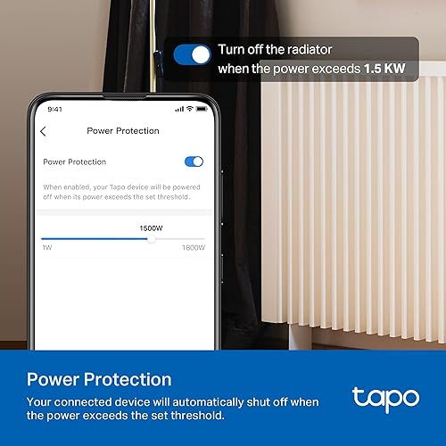 TAPO P115 SMART WI-FI PLUG 2-PACK, ENERGY MONITOR, ALEXA GOOGLE HOME COMPATIBLE