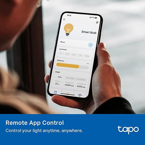 TAPO TP-LINK SMART LED BULBS A60 E27, DIMMABLE DAYLIGHT, ALEXA GOOGLE, 4-PACK, NO HUB