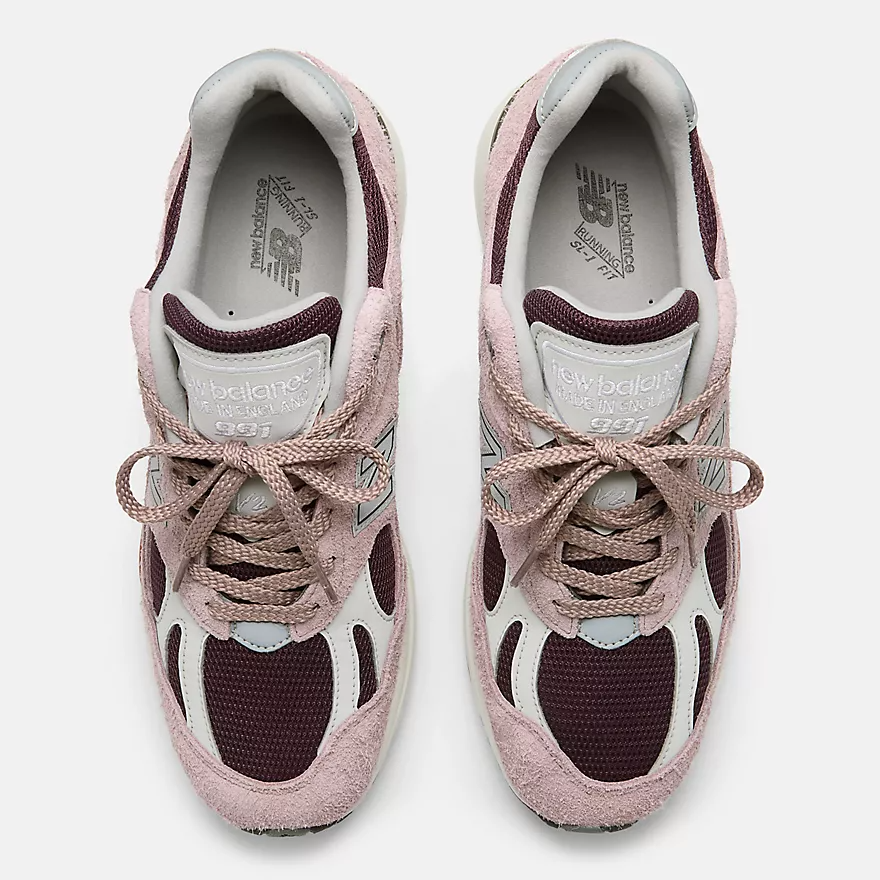 NEW BALANCE MADE IN UK 991V2 GRAPE SORBET