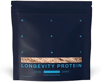 BLUEPRINT BRYAN JOHNSON VEGAN CHOCOLATE PROTEIN POWDER PLANT-BASED, NON-GMO, 26G PROTEIN, 30 SERVING