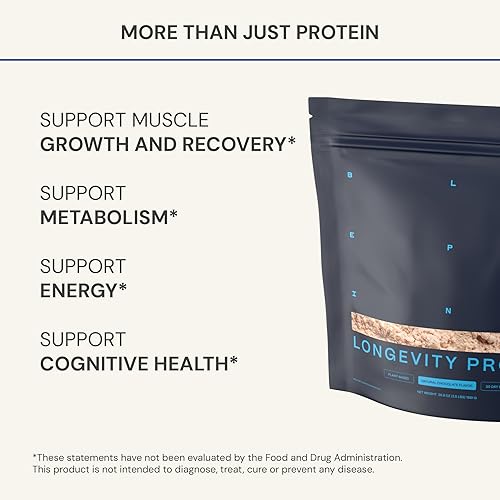 BLUEPRINT BRYAN JOHNSON VEGAN CHOCOLATE PROTEIN POWDER PLANT-BASED, NON-GMO, 26G PROTEIN, 30 SERVING
