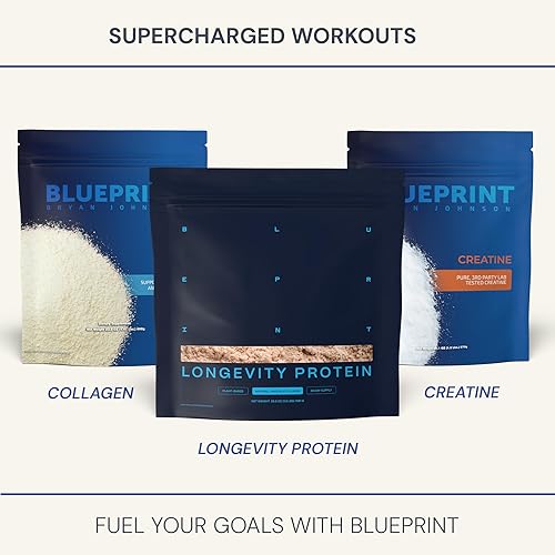 BLUEPRINT BRYAN JOHNSON VEGAN CHOCOLATE PROTEIN POWDER PLANT-BASED, NON-GMO, 26G PROTEIN, 30 SERVING