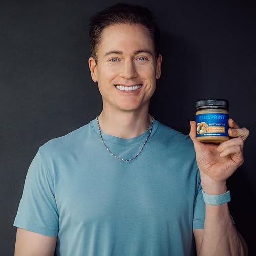 BLUEPRINT BRYAN JOHNSON CHUNKY MACADAMIA WALNUT BUTTER 3-INGREDIENT, NO SUGAR, KETO, VEGAN, PALEO 8.