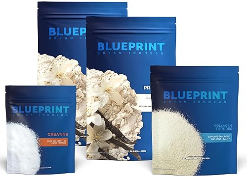 FITNESS STACK BUNDLE CREATINE, COLLAGEN, PROTEIN POWDER FOR MUSCLE GROWTH WORKOUT BOOST