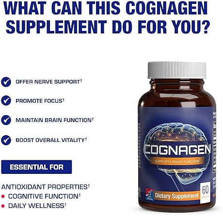 ANABOLIC LABORATORIES COGNAGEN MEMORY SUPPLEMENT - HIGH POTENCY PHOSPHATIDYLSERINE FOR BRAIN, FOCUS MEMORY, 60 CAPS