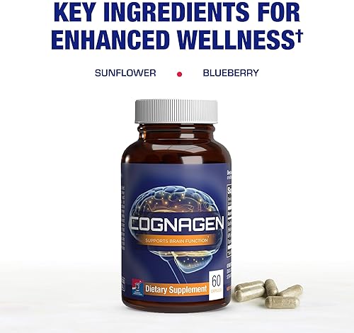 ANABOLIC LABORATORIES COGNAGEN MEMORY SUPPLEMENT - HIGH POTENCY PHOSPHATIDYLSERINE FOR BRAIN, FOCUS MEMORY, 60 CAPS