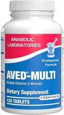 ANABOLIC LABORATORIES 30-IN-1 ADULT MULTIVITAMIN WITH IRON ANTIOXIDANT-RICH OVER 50 MULTIVITAMIN FOR MEN WOMEN