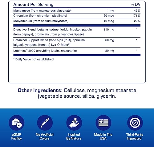 ANABOLIC LABORATORIES MULTIVITAMIN FOR WOMEN 50 MEN - IRON-FREE, GENTLE, 30 NUTRIENTS, IMMUNE SUPPORT, 30 SERVINGS