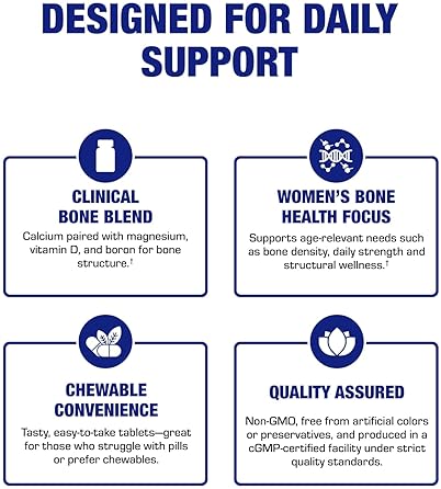 ANABOLIC LABORATORIES CHEWABLE CALCIUM WITH VITAMIN D, MAGNESIUM BORON FOR WOMEN S BONE HEALTH 30 SERVINGS USA