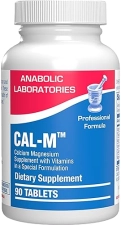 ANABOLIC LABORATORIES ADVANCED CALCIUM MAGNESIUM SUPPLEMENT WITH VITAMINS D3, B1, B3, B6 MUSCLE BONE HEALTH