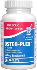 ANABOLIC LABORATORIES OSTEO-PLEX BONE HEALTH SUPPLEMENT FOR WOMEN MAGNESIUM, CALCIUM VITAMIN D3, 120 TABLETS