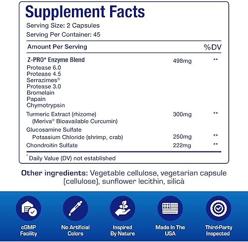 ANABOLIC LABORATORIES NUTRA DISC JOINT SUPPORT WITH MERIVA CURCUMIN, GLUCOSAMINE CHONDROITIN 45 SERVINGS