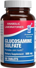ANABOLIC LABORATORIES GLUCOSAMINE SULFATE JOINT SUPPLEMENT FOR MOBILITY, CARTILAGE TENDON SUPPORT 90 SERVINGS USA