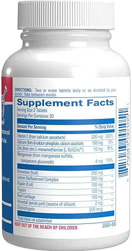ANABOLIC LABORATORIES JOINT SUPPORT SUPPLEMENT WITH BOVINE CARTILAGE ENZYMES MOBILITY, COMFORT RECOVERY, 20 SERVINGS