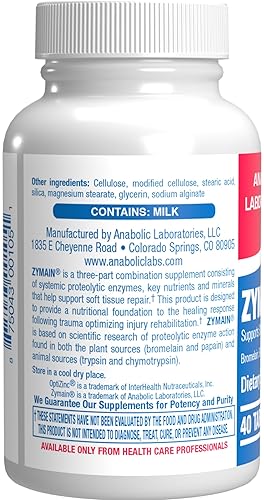 ANABOLIC LABORATORIES JOINT SUPPORT SUPPLEMENT WITH BOVINE CARTILAGE ENZYMES MOBILITY, COMFORT RECOVERY, 20 SERVINGS