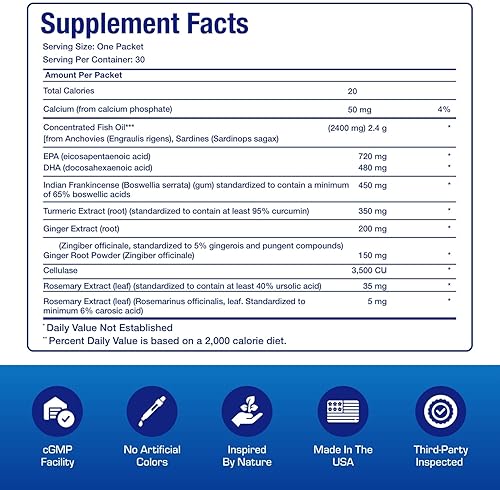 ANABOLIC LABORATORIES  DEFLAME TENDON LIGAMENT SUPPORT VITAMINS JOINT MOBILITY SUPPLEMENT FOR MEN WOMEN, 1 MONTH