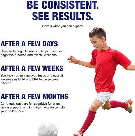 ANABOLIC LABORATORIES  OMEGA 3 FISH OIL GUMMIES FOR KIDS EPA DHA BRAIN, EYE GROWTH SUPPORT, NO ARTIFICIAL COLORS