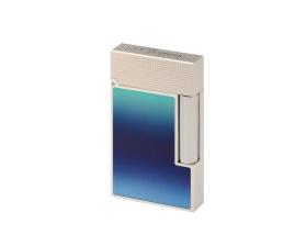 ST DUPONT LIGNE 2 LACQUERED LIGHTER USA EXCLUSIVE BLUE