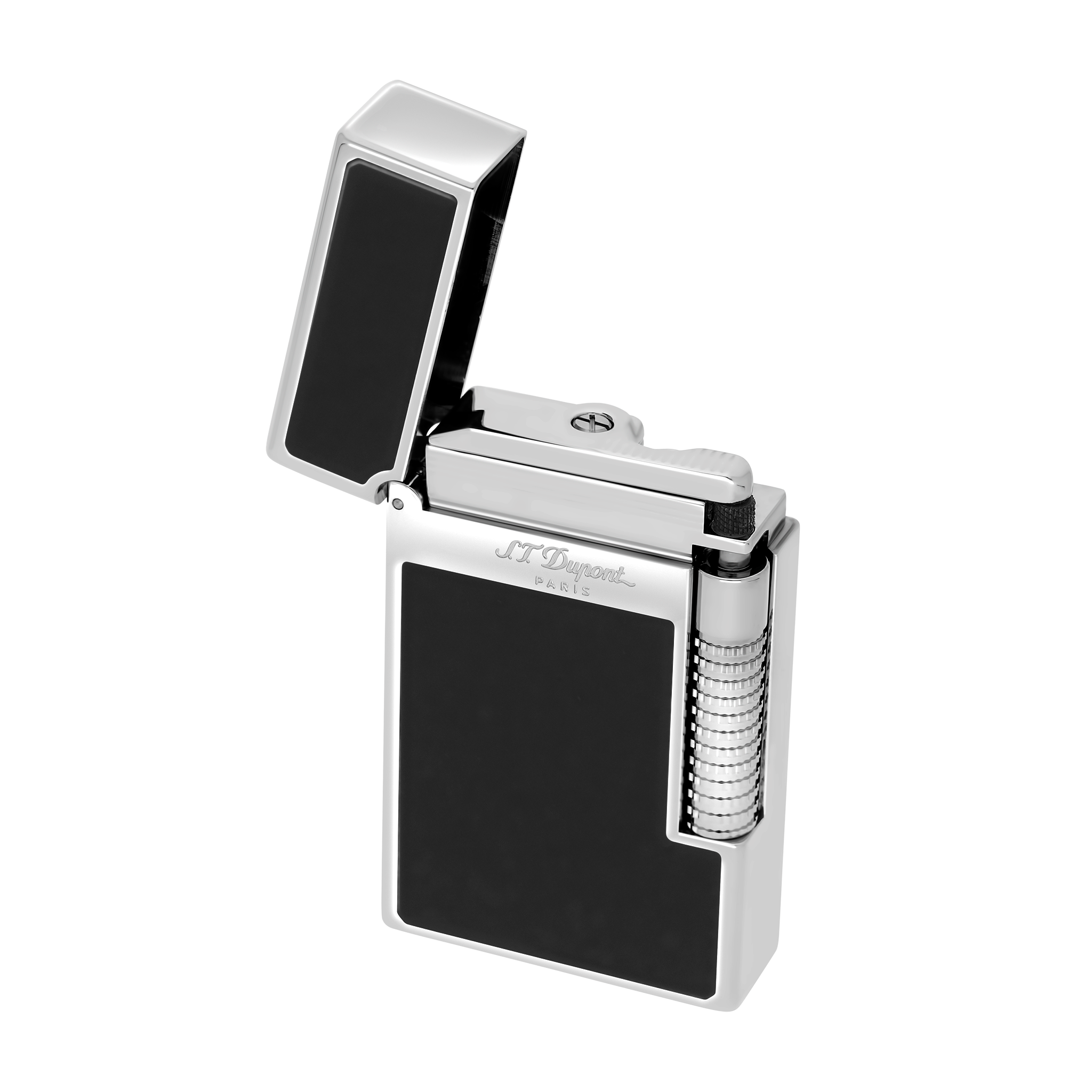 ST DUPONT LE GRAND DUPONT MIXTE   LACQUERED LIGHTER BLACK