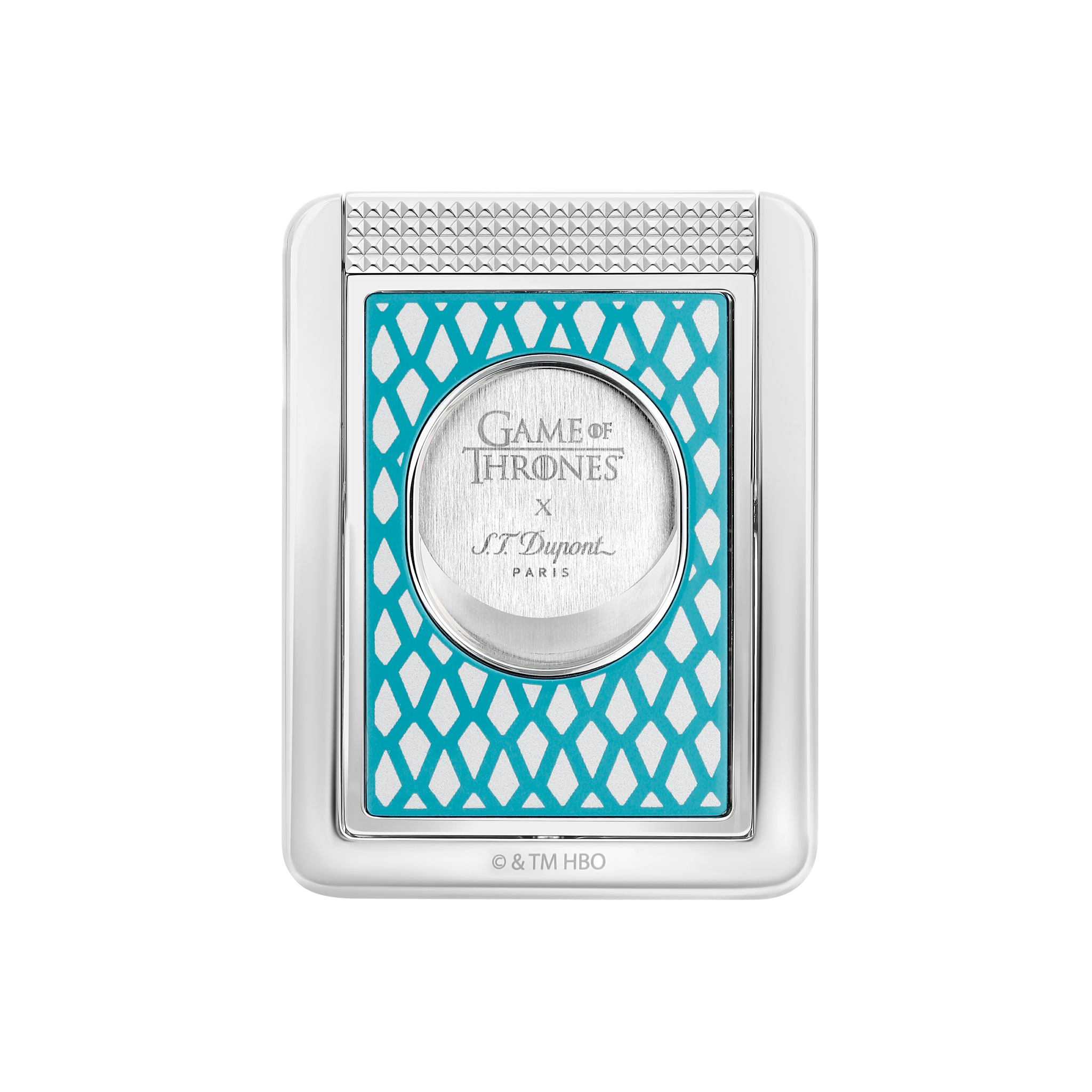ST DUPONT CIGAR CUTTER CIGAR STAND GAME OF THRONES ICY BLUE