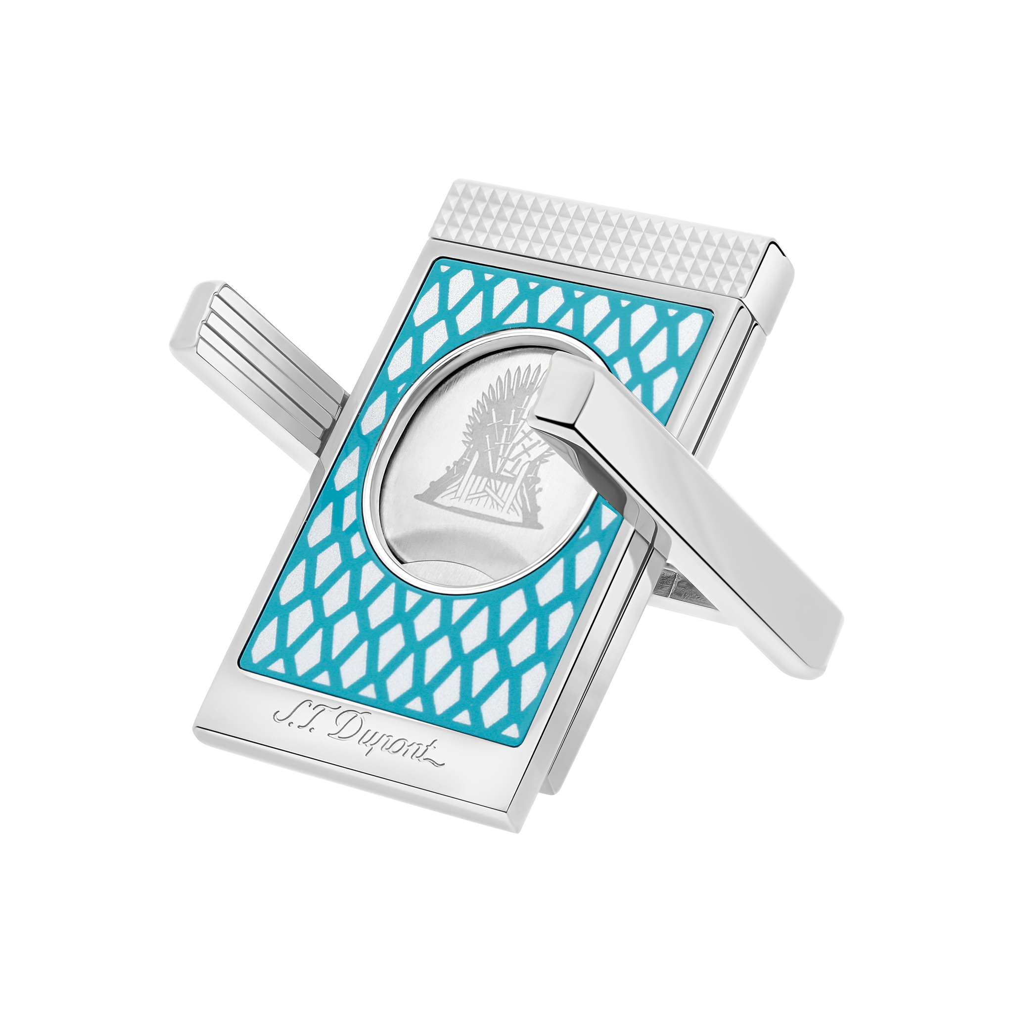 ST DUPONT CIGAR CUTTER CIGAR STAND GAME OF THRONES ICY BLUE