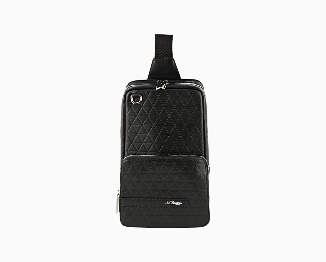 ST DUPONT FIREHEAD SHOULDER BAG BLACK
