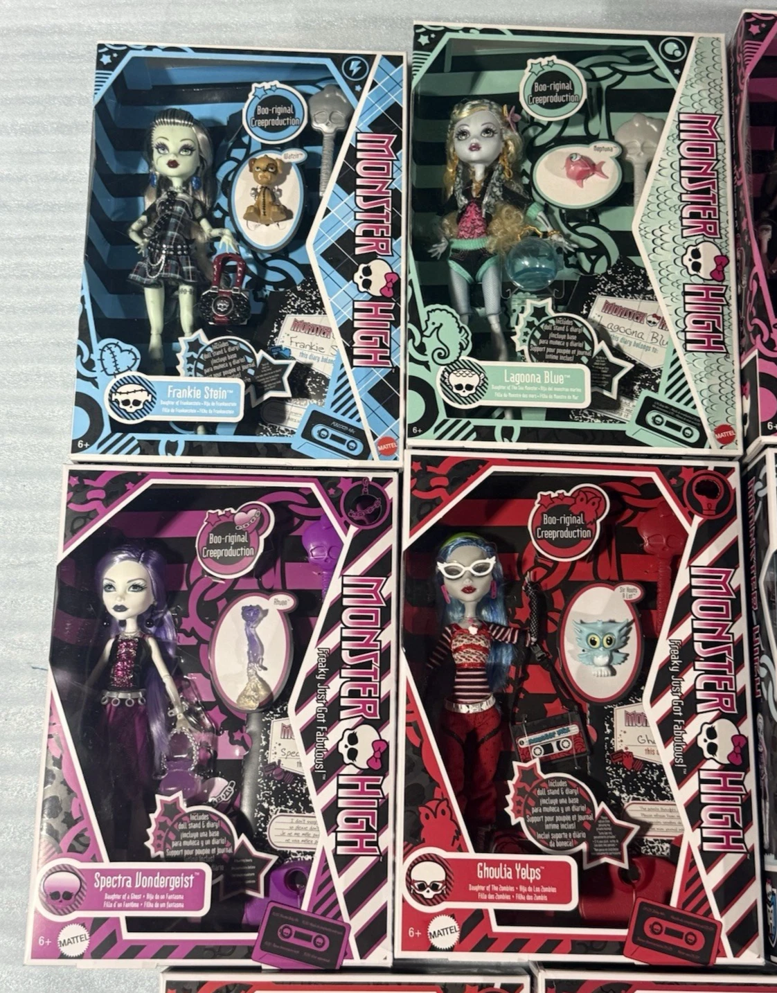 MONSTER HIGH CREEPRODUCTION DOLLS
