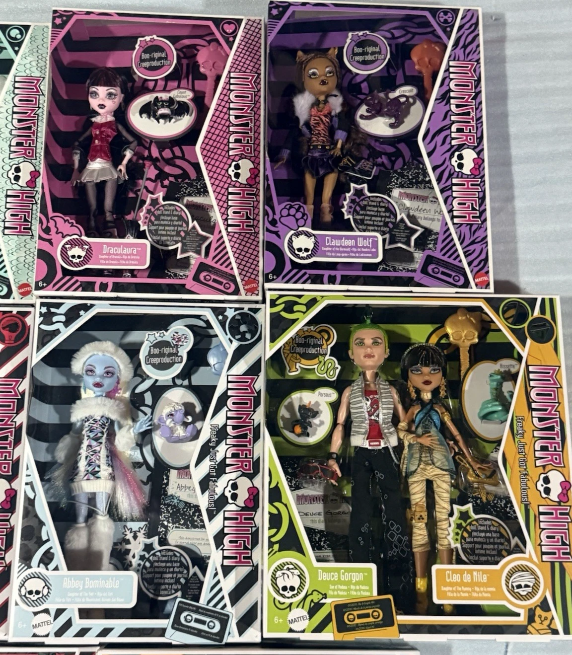 MONSTER HIGH CREEPRODUCTION DOLLS