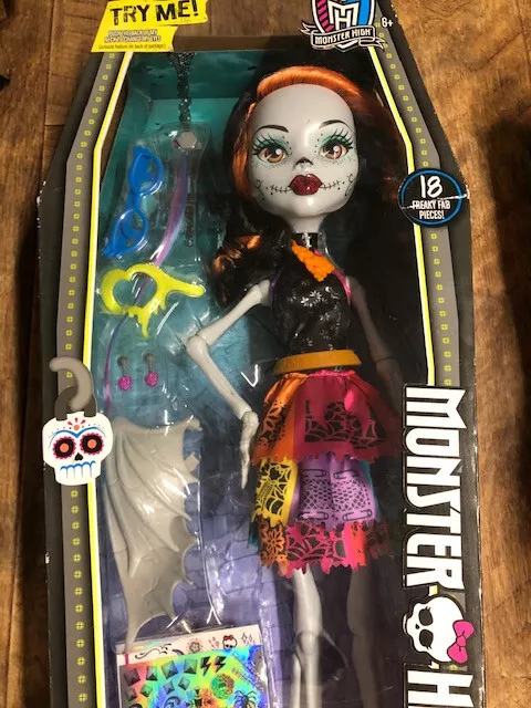 MONSTER HIGH LARGE 28" SKELITA CALAVERAS DOLL GORE-GEOUS GHOUL MIB