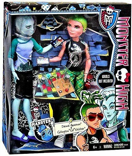 MONSTER HIGH~ /CLAWD WOLF/DEUCE GORGON/HEATH BURNS/JGIL WEBBER/SARA