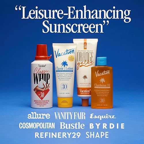 VACATION ORANGE GELéE SPF 30 HYDRATING MINERAL SUNSCREEN GEL TUBE KEY BUNDLE, 3.12 OZ