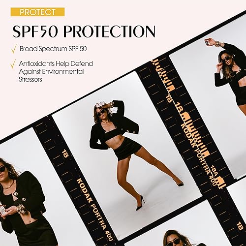 VACATION STUDIO TONE SPF 50 BRONZING DROPS FOR FACE VEGAN, NON-COMEDOGENIC, BROAD SPECTRUM
