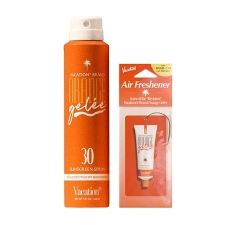 VACATION ORANGE SPF 30 SUNSCREEN SPRAY TANNING OIL BUNDLE VEGAN, DERMATOLOGIST-TESTED, 5OZ