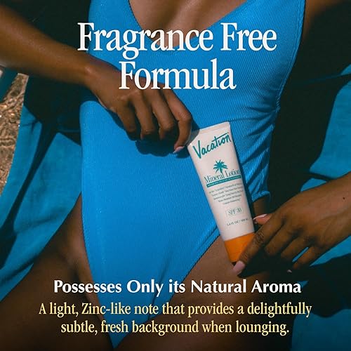 VACATION SPF 30 MINERAL SUNSCREEN AIR FRESHENER BUNDLE NON-NANO ZINC, VEGAN, TRAVEL SIZE