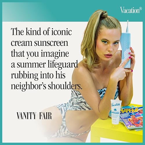 VACATION SPF 30 MINERAL SUNSCREEN AIR FRESHENER BUNDLE NON-NANO ZINC, VEGAN, TRAVEL SIZE