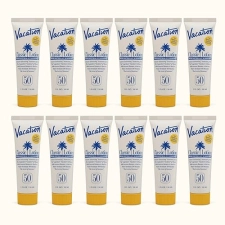VACATION MINI SPF 50 SUNSCREEN LOTION, WATER-RESISTANT, TRAVEL SIZE 1OZ, PACK OF 12