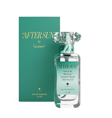 VACATION AFTER SUN EAU DE TOILETTE BY VACATION SUNSCREEN TROPICAL ALOE VERA SCENT, TRAVEL SIZE 1OZ