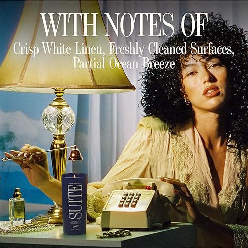 VACATION OCEAN VIEW SUITE CANDLE LUXURY FRESH LINEN, OCEAN BREEZE COTTON SCENT FOR HOME DECOR