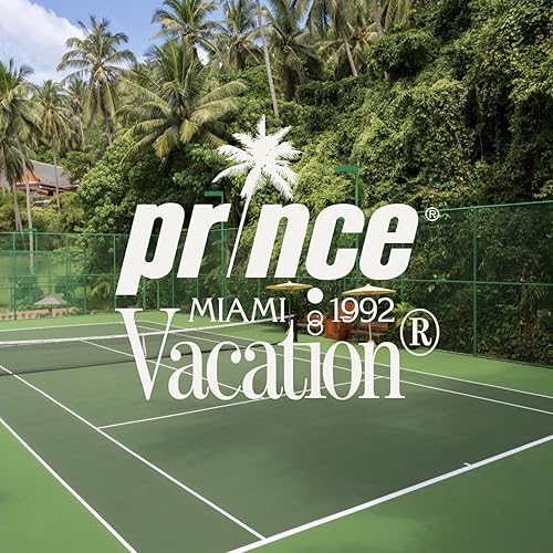 VACATION BALL BOY TENNIS SCENTED SOY CANDLE BY PRINCE X VACATION SUNSCREEN, 65-HOUR BURN, 8 OZ GIFT