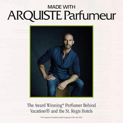 VACATION BALL BOY TENNIS SCENTED CANDLE BY PRINCE X VACATION SUNSCREEN, 65-HOUR SOY WAX, 8OZ GIFT