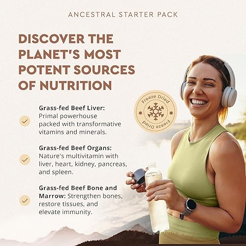 ANCESTRAL SUPPLEMENTS BEEF ORGANS STARTER PACK ORGANS STACK VARIATION FOR HEALTH SUPPORT