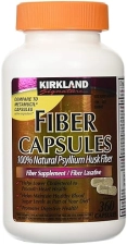 KIRKLAND FIBER CAPSULES FOR REGULARITY 360 CAPSULES, COMPARE TO METAMUCIL ACTIVE INGREDIENT