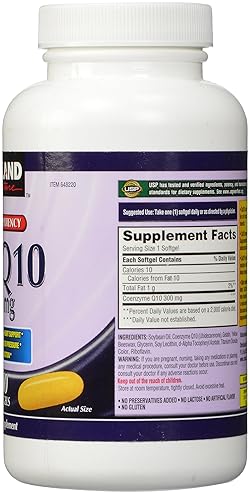 KIRKLAND SIGNATURE COQ10 300 MG SOFTGELS, 100 COUNT ANTIOXIDANT SUPPLEMENT, 6.4 OZ